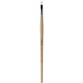 Clasico Series 4628 Long Handle Artist Oil And Acrylic Brush Size 10 Bright Chungking Hog Bristle Hair Paintbrush With Triple 