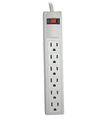 Power Zone Or801124 Strip 6 Outlet With 3-feet Cord 