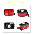 Wflnhb Tail Light With Bulb Replacement For Yamaha Bruin 350 Yfm350 2x4 4x4 2004 2005 2006 5km-84710-01-00 5km-84710-00-00