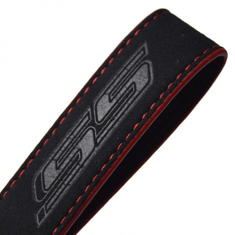Zorratin 2-layer Nubuck Leather Ss Key Chain Keychain Ring For Chevrolet Chevy Impala Cobalt Camaro
