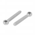 Uxcell M6 X 40mm 304 Stainless Steel Machine Shoulder Lift Eye Bolt Rigging 30pcs