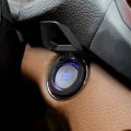 1x Black Lambo Style Engine Start Stop Push Button Cover Trim Universal