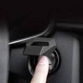 1x Black Lambo Style Engine Start Stop Push Button Cover Trim Universal