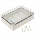 Uxcell 6 9 8 X2 9 175mmx250mmx75mm Abs Waterproof Universal Project Enclosure Electrical Dustproof Junction Box With Pc Grey