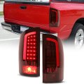 Led Taillight For 2002-2006 Dodge Ram 1500 2003-2006 2500 3500 Tube Bar Tail Light Brake Turn Signal Lamp Lh Rh Pair Red Lens 