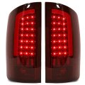 Led Taillight For 2002-2006 Dodge Ram 1500 2003-2006 2500 3500 Tube Bar Tail Light Brake Turn Signal Lamp Lh Rh Pair Red Lens