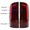 Led Taillight For 2002-2006 Dodge Ram 1500 2003-2006 2500 3500 Tube Bar Tail Light Brake Turn Signal Lamp Lh Rh Pair Red Lens