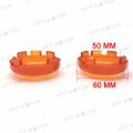 Httmt Mt293-002-cover- Turn Signal Lens Cover Top For 00-13 H-d Softail Dyna Glide Sportsters Orange