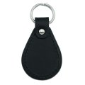 Graphics More Black Leather Mississippi State Logo Keychain 