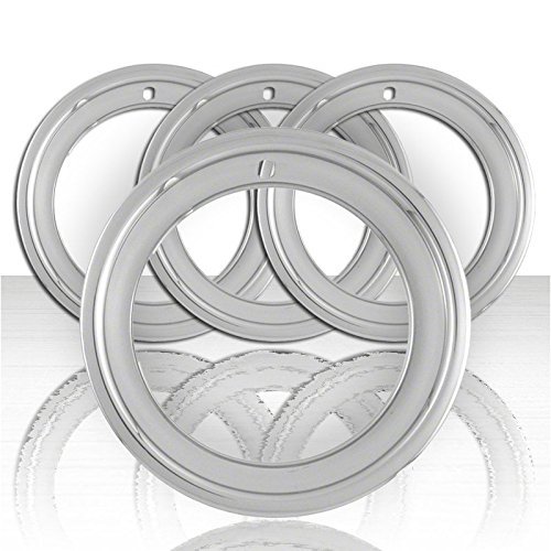 Upgrade Your Auto Set Of Four 15 Steel 3 Deep Wheel Trim Rings Fits 799 Rally