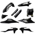 Cycra Powerflow Plastic Kit Black For 19-22 Ktm 250sxf 