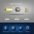 Greartisan Dc 12v 10rpm Gear Motor High Torque Electric Micro Speed Reduction Geared Eccentric Output Shaft 37mm Diameter