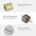 Greartisan Dc 12v 10rpm Gear Motor High Torque Electric Micro Speed Reduction Geared Eccentric Output Shaft 37mm Diameter