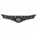 To1200379 Factory Style Front Bumper Grill Grille Bar Compatible With Toyota Yaris Hatchback 2015-2017 Textured Matte Gray
