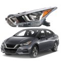 Headlight Assembly Left Side Replacement For V-ersa 2020 2021 Halogen Headlamp Driver 