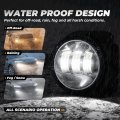 Auto Dynasty Led Projector Fog Lights For 2018-2026 Jeep Gladiator Wrangler Jl Driver And Passenger Side Chrome Aluminum