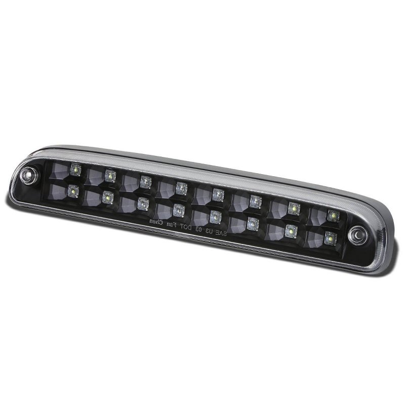 Dna Motoring 3bl-fspran99-led-bk Black Housing Led Third Tail Brake Light For 93-11 Ranger 99-16 F250-550 Sd 95-03 B2300 B2500