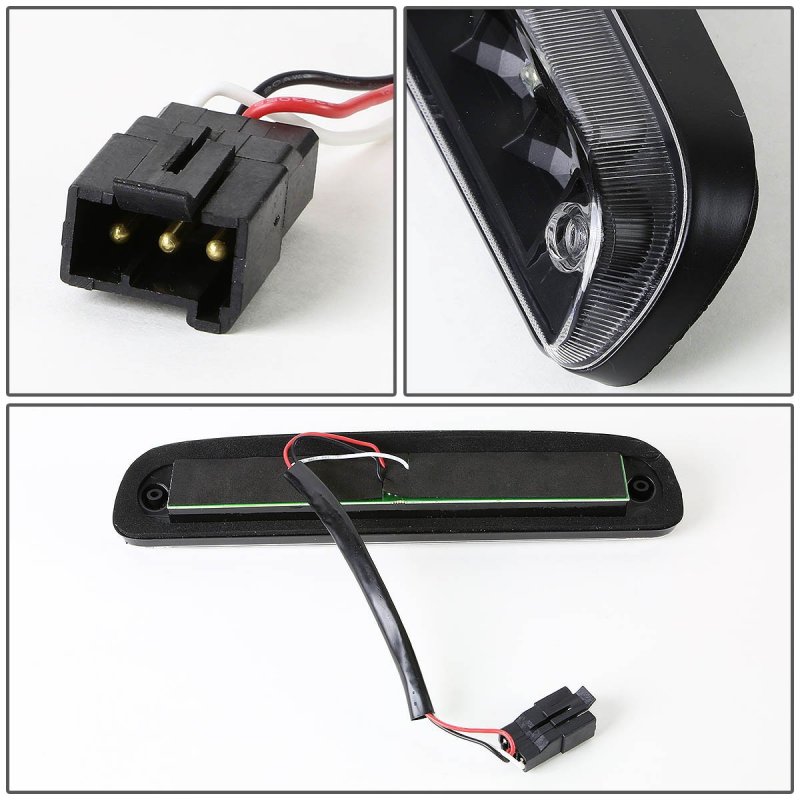 Dna Motoring 3bl-fspran99-led-bk Black Housing Led Third Tail Brake Light For 93-11 Ranger 99-16 F250-550 Sd 95-03 B2300 B2500