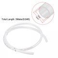 Uxcell Pneumatic Tubing 14mm Od X 12mm Id 10ft Air Brake Tube Nylon Line Water Hose Translucent