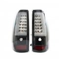 Tail Light Replacement For 2003 2004 2005 2006 Silverado 1500 2500 Smoked Lens Black Housing Rear Brake Lights Pair Left And 