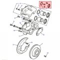 Land Rover Range P38 1995-2002 Front Brake Caliper 1 Overhaul Kit Part Stc1919