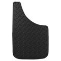 3d Diamond Plate Mud Flaps Guards 9x15 Rubber Set Of 2 Mudflaps 