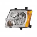 Halogen Headlight Assembly For Nissan Xterra 2005 2015 Left Driver Side Chrome Housing Clear Lens 26060ea025 