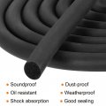 Foam Rubber Weather Seal Strip 8mm 0 31 Diameter X 8 Meters 26 25ft Long Round Epdm Solid For Reduce Noise Shock Friction