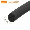 Uxcell Foam Rubber Weather Seal Strip 8mm 0 31 Diameter X 8 Meters 26 25ft Long Round Epdm Solid For Reduce Noise Shock