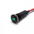 Alpinetech Plb12ms 12mm 1 2 12v Led Metal Signal Indicator Pilot Dash Light Interior Hazard Green 