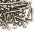 Red Hound Auto 100 Marine Pan Head Self Tapping Screw Set Type A No 8 X 1 Inch 304 Ss Stainless Steel Corrosion Resistant 