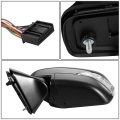 Ni1320272 Factory Style Driver Left Side Mirror Manual Folding Power Adjust Heated Glass Turn Signal Memory Blind Spot