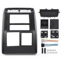 Double Din Dash Bezel Mounting Kit For Jeep Wrangler Tj 1997-2002 Dashboard Cover Panel Replaces 95-6549 Abs Plastic Radio 