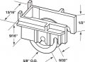 Prime-line Products G 3207 Sliding Window Roller Steel Ball Bearing Wheel Pack Of 2