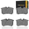Disc Brake Pads For Volkswagen Jetta 1990 1996 Low Metallic 2 08 Inner Height And 3 43 In Pad Width Front Position