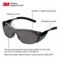 3m Safety Glasses With Readers Nuvo 1 5 Ansi Z87 Gray Lens Frame Soft Nose Bridge Side Shields