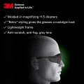 3m Safety Glasses With Readers Nuvo 1 5 Ansi Z87 Gray Lens Frame Soft Nose Bridge Side Shields
