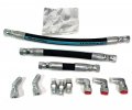 Hpop High Pressure Oil Pump Hoses Kit Set With Crossover Line Fit For Obsd 1994-1997 7 3l For Powerstroke Diesel Engines 