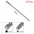 Uxcell 10pcs 150mm 1 4 Hex Shank 5mm Ph2 Magnetic Phillips Head Screwdriver Bits S2 High Alloy Steel