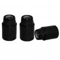 E12 Candelabra Socket Twdrtdd Black Keyless Phenolic Base Lamp Holder Light 3-pack 