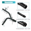 X Autohaux Hvac Heater Outlet Hose Assembly For Ford F-150 E-150 E-250 V6 4 2l Return Replace 1l3z-18663-ab 1l3z18663ab