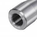 Uxcell R8 Shank To Mt2 Morse Taper Sleeve Chuck Arbor Reducing Adapter For Lathe Milling Drill 7 16-20unf Thread 45 Steel