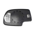 Heated Mirror Glass Pair For Gmc Yukon 2000 2006 Driver And Passenger Side Non Towing With Backing Plate Fits Gm1325103 