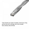 Uxcell 10mm Cutting Dia Cemented Carbide Twist Extra Long Drill Bit With Round Straight Shank For Hardened Steel Stainless