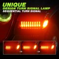 New Upgrade Smoke Lens Led Fender Light Kit For Jl Turn Signal Lights With Drl Side Marker Replacement Jeep Wrangler 2018-2023