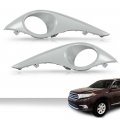 G-plus Front Fog Light Lamp Cover Trim Compatible With Toyota Highlander 2011 2012 2013 To1038154 To1039154 814810e060