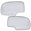 Heated Mirror Glass For Chevy Avalanche Silverado Suburban Tahoe Sierra Yukon Cadillac 2003 2004 2005 2006 Left Right Side With 