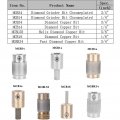 Agatige Glass Grinder Bits 1 8 Stained Diamond Head Tools Metal Core Bit For Mcb18