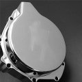 Httmt Mt054- Chromed Motor Engine Stator Cover Compatible With Suzuk Gsxr1300 Hayabusa 1999-2013 Black Left