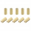 Uxcell M2 5x10mm Female-female Hex Brass Pcb Motherboard Spacer Standoff For Fpv Drone Quadcopter Computer Circuit Board 20pcs
